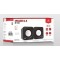 CAIXA DE SOM C3 TECH 2.0 PORTÁTIL 3W RMS PRETA - SP-301BK
